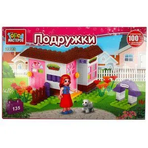 Конструктор домик загородный, 135 дет. Город мастеров 20013-PZ 359626