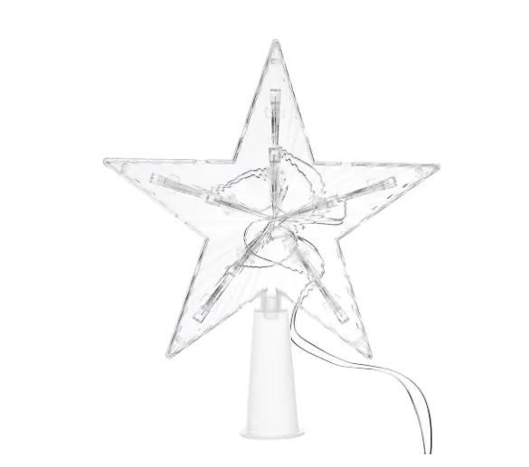 НГ Гирлянда эл.10LED ламп 16см "Макушка на елку" мультиколор СНОУ БУМ 381-195