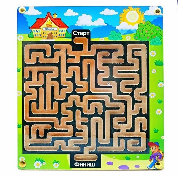 Лабиринт с шариком Идем в школу IG0049