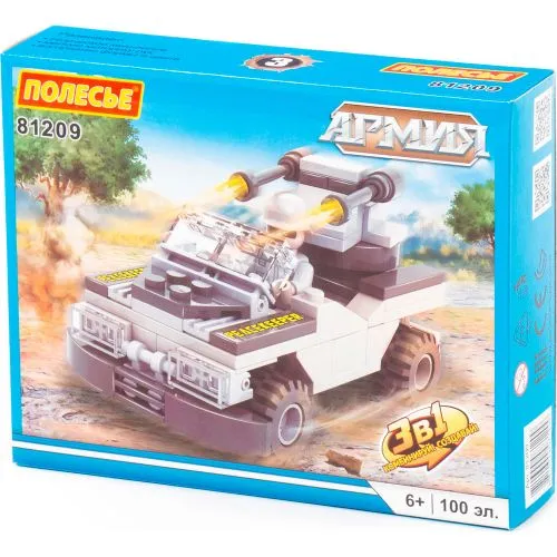 Конструктор " Классик" "Армия-1.3" 100эл., 81209