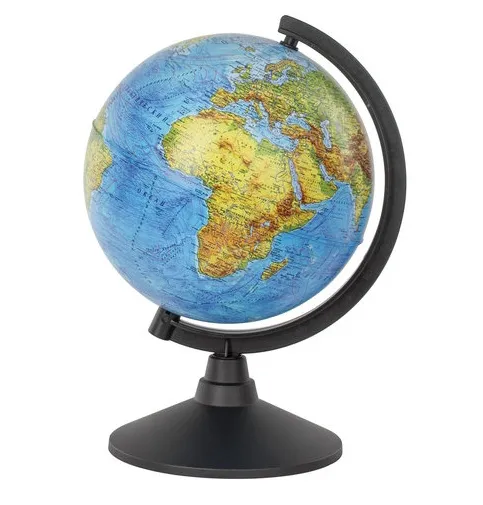Глобус д-р 210 Физический, рельефный, классик, евро, 183/Ке022100183