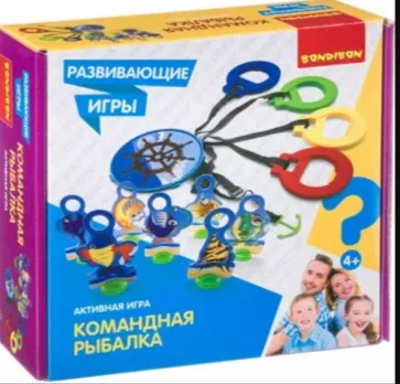 Развивающие активные игры Bondibon «Командная рыбалка» ВВ4446