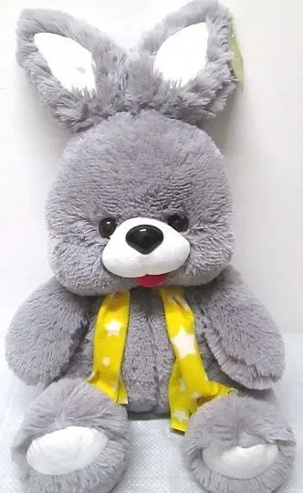 ЗВ 1259 с - Заяц Арсений (65см) серый