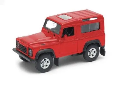 Машина мет. 4.75" Land Rover Defender (красн., бел.) 42392D