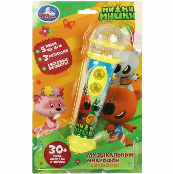 Музыкальный микрофон Ми-ми-мишки, HT834-R15 355150