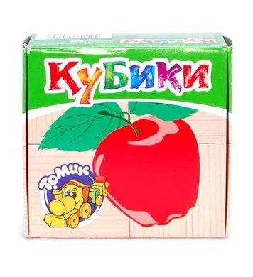Картинка Куб.4 Фрукты-ягоды 3333-2 110062 22004 от магазина «Мишка Панда»