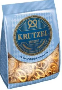 Крендельки Krutzel Бретцель с солью 250г ПК015