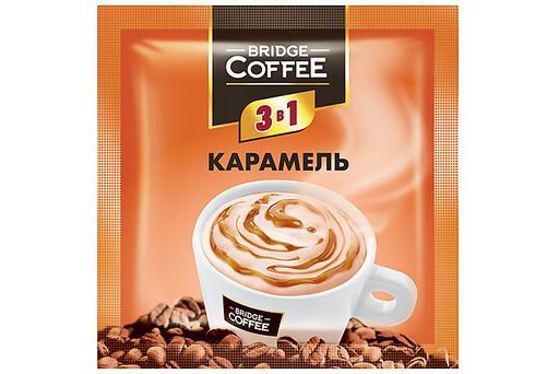 Кофейный напиток 3в1 с карамелью  РКН016/РКН032