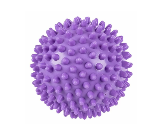 Мяч ПВХ массаж игольчатый 9,5 см 110 г фиолетовый Т115876