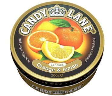 Candy Lane мед-лимон леденцы 200г.ж/б