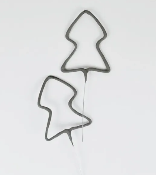 Свеча бенгальская фигурная 2шт Елочка ТР163