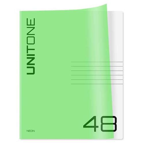 Тетрадь 48л. клетка BG "UniTone. Neon", Т5ск48_пл 12471