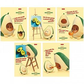 Тетрадь 48л. А5 клетка AvoCaDo life 48Т5В1 308561