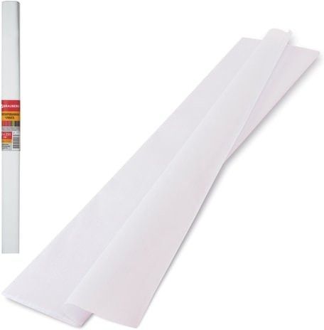 Бумага гофрированная белая 50*250 см 126528 