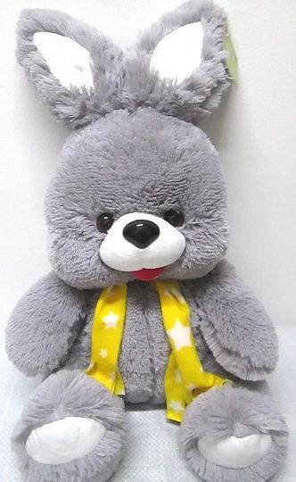 ЗВ 1259 с - Заяц Арсений (65см) серый