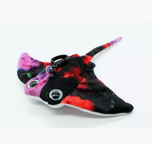 Игрушка мягконабивная Дивале Скат цветной с подвесом 21 см 239-1/21/31