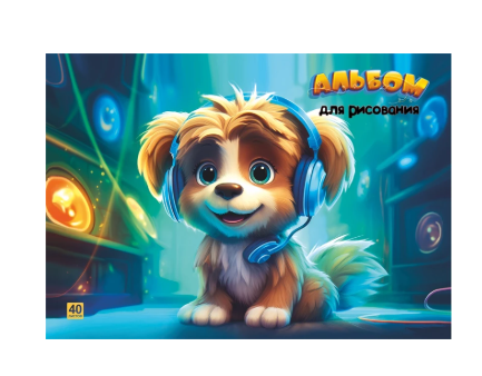 Альбом для рисования 40л "Music fun" LAMARK 90494