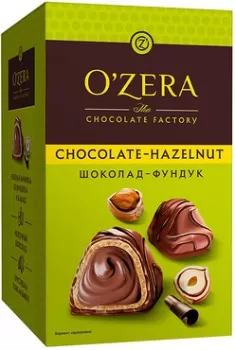 Конфета ваф. Ozera  мол. ореховой нач. в молочном шок. РВК419