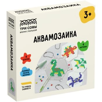 Аквамозаика ТРИ СОВЫ "Динозавры", AQB_54282