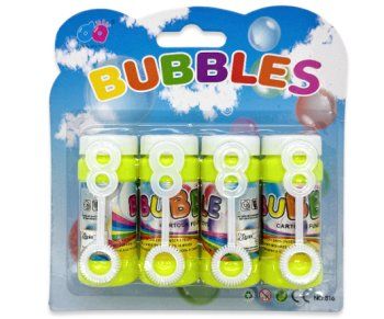 Мыльные пузыри  DJ-197 "Bubbles" 4 штуки 50мл 