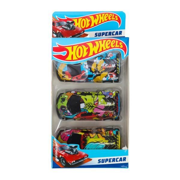 Машина металл Хот Вилс hot wheels набор СПОРТКАР 7 см, 3 шт, 2404C0434-R 389408
