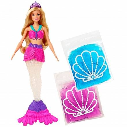 Игрушка Barbie Русалочка со слаймом, GKT75